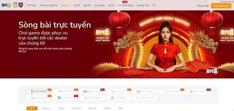 Đăng ký - đăng nhập BK8 thành công được trải nghiệm gì?