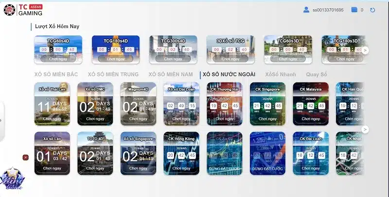 Sản phẩm lô đề BK8 tại sảnh TC Gaming