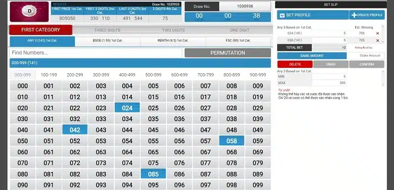 Sản phẩm lô đề BK8 tại sảnh Game Play