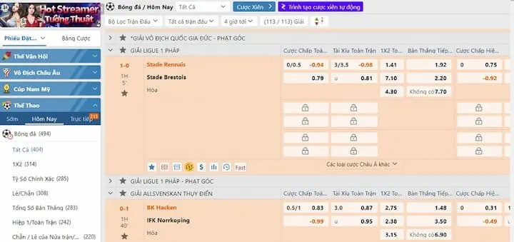 Soi kèo bóng đá Ngoại Hạng Anh tại BK8 qua biến động kèo